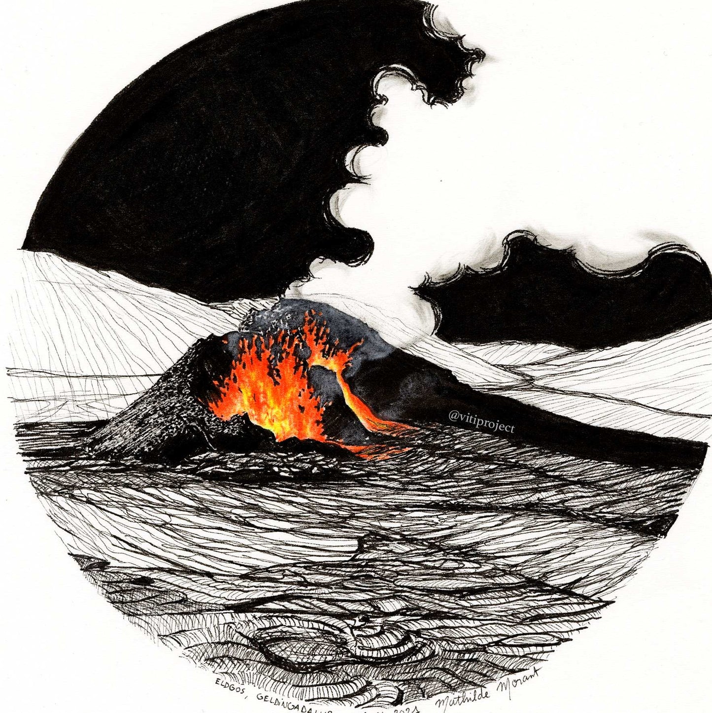 Mathilde Morant // ink and watercolor