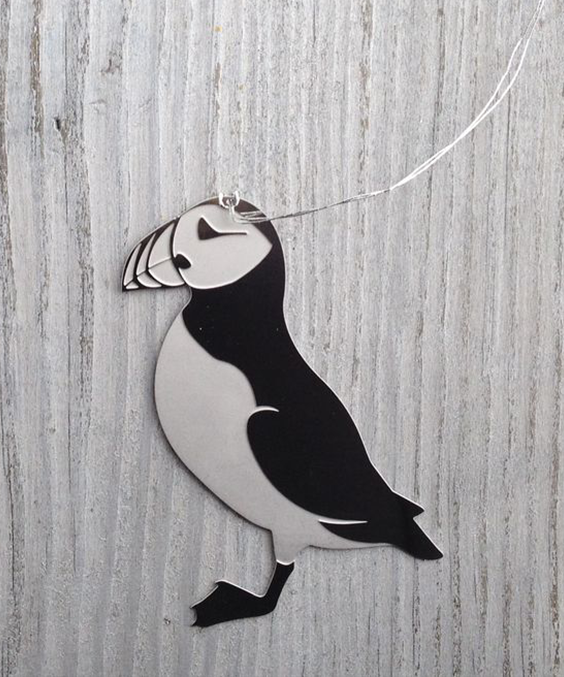 Islensk // ornament // puffin