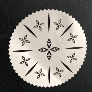 Islensk // ornement // Laufabrauð (pain aux flocons de neige)