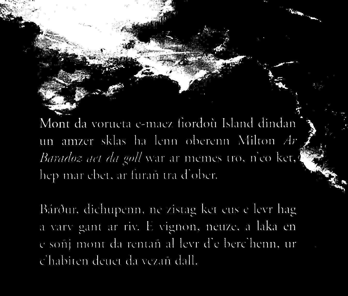 Baradoz hag Ifern (Himnaríki og helvíti / Entre ciel et terre) de Jón Kalman Stefánsson