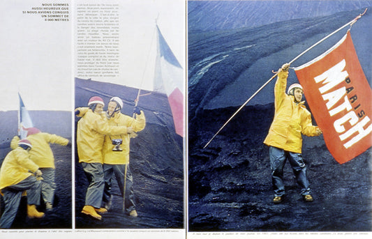 Surtsey, Paris Match et son drapeau